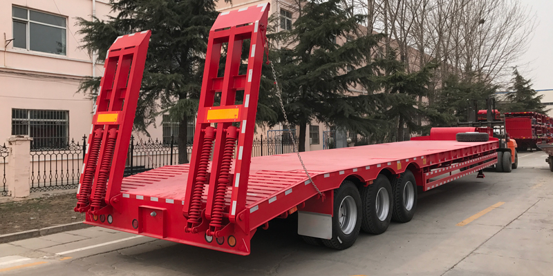 Semi-remorque à bas prix de 50 tonnes à vendre