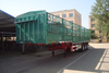 Semi-remorque de clôture de cargaison de 13 m en Chine